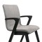 Armen Living Varde Mid-Century Gray Upholstered Dining Chairs in Black Finish, PK2 LCVRSIGRBL - alternate 6